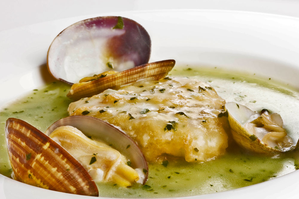 Patatas a la importancia en la carta de Viavélez Restaurante