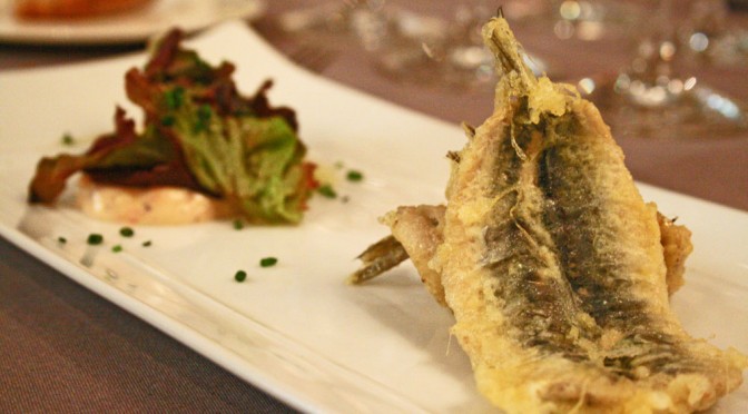 Deliciosos boquerones en Viavélez