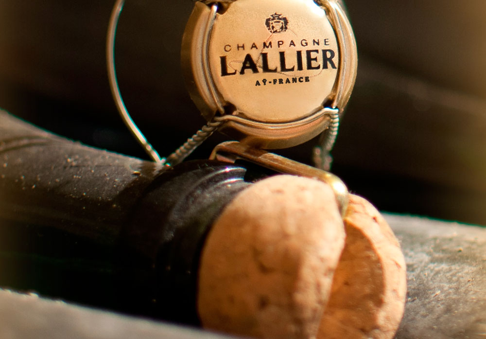 Champagne Lallier en las cenas con bodeguero de Viavélez