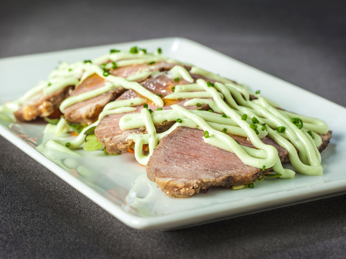 Ensalada de presa ibérica