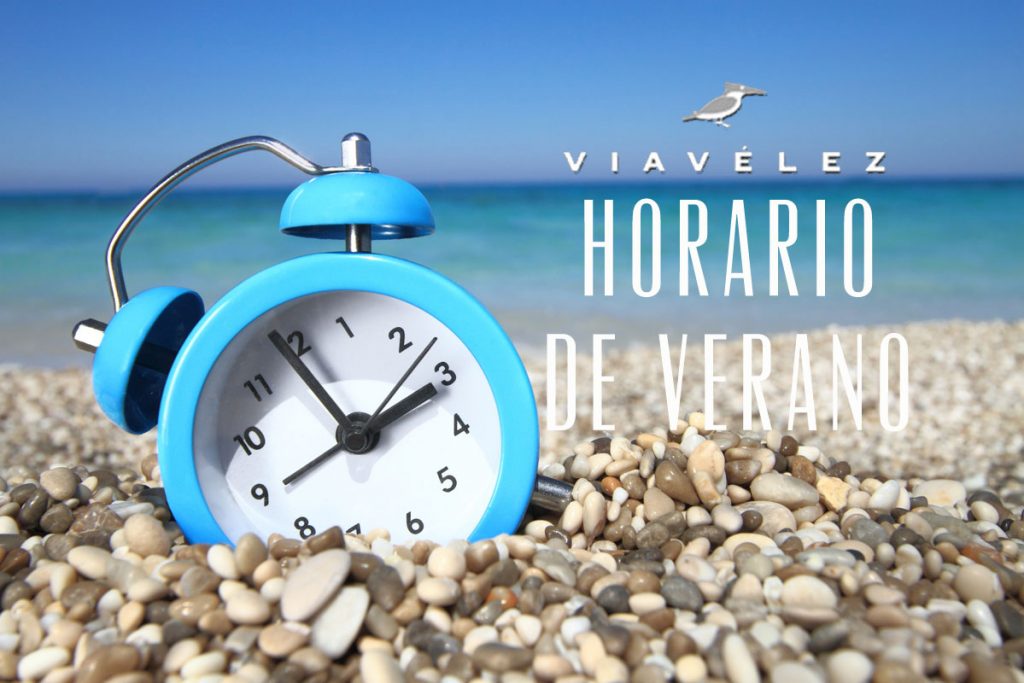 Horarios de verano en Viavélez Madrid