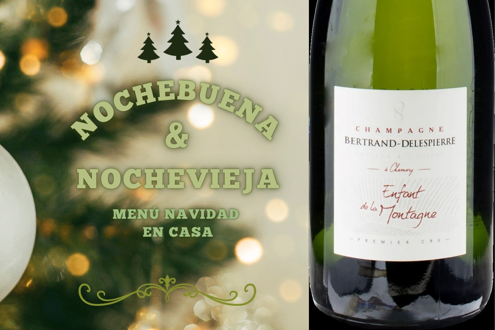 Champagne Enfant de la Montagne para disfrutar de Nochebuena y Nochevieja 2025